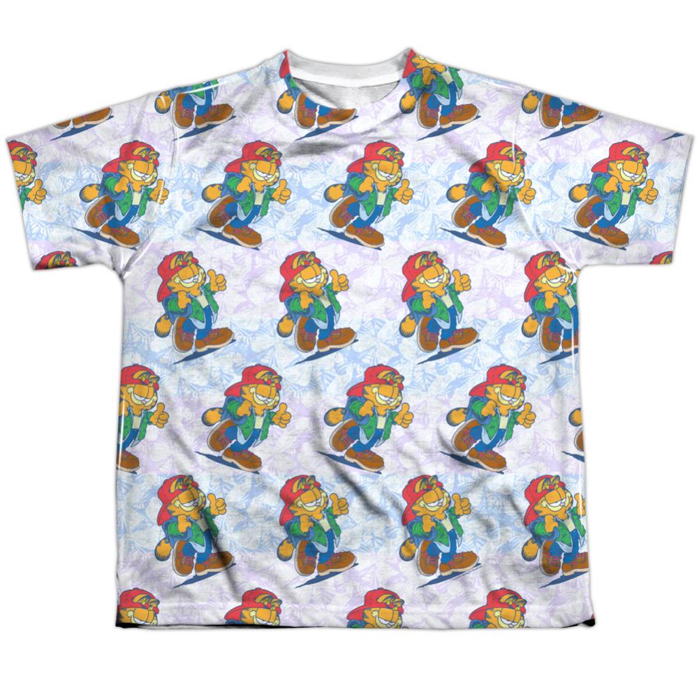 Garfield Cool Cat Youth Regular Fit Poly Short-Sleeve T-Shirt