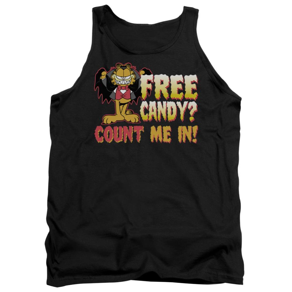 Garfield Count Me In Men's 18/1 Cotton Tank Top