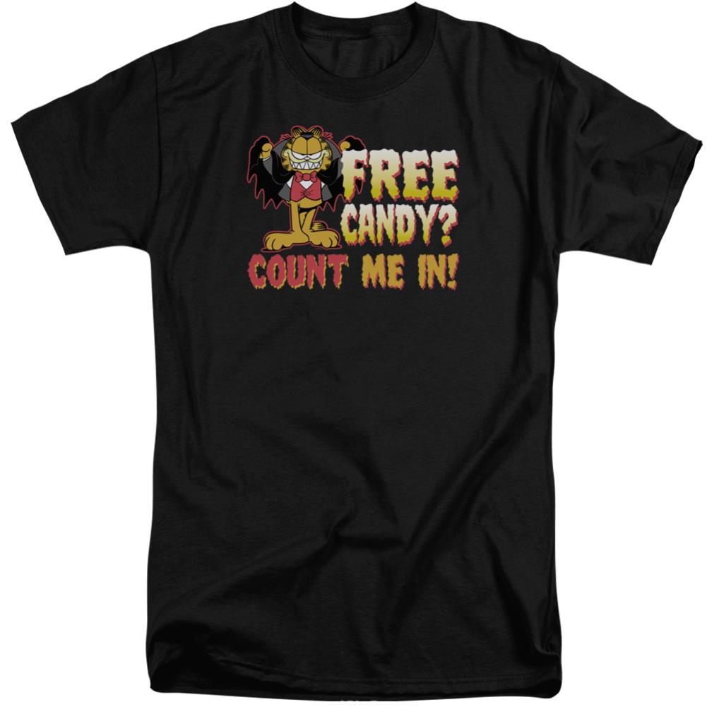 Garfield Count Me In Men's 18/1 Tall Cotton Short-Sleeve T-Shirt