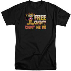 Garfield Count Me In Men's 18/1 Tall Cotton Short-Sleeve T-Shirt