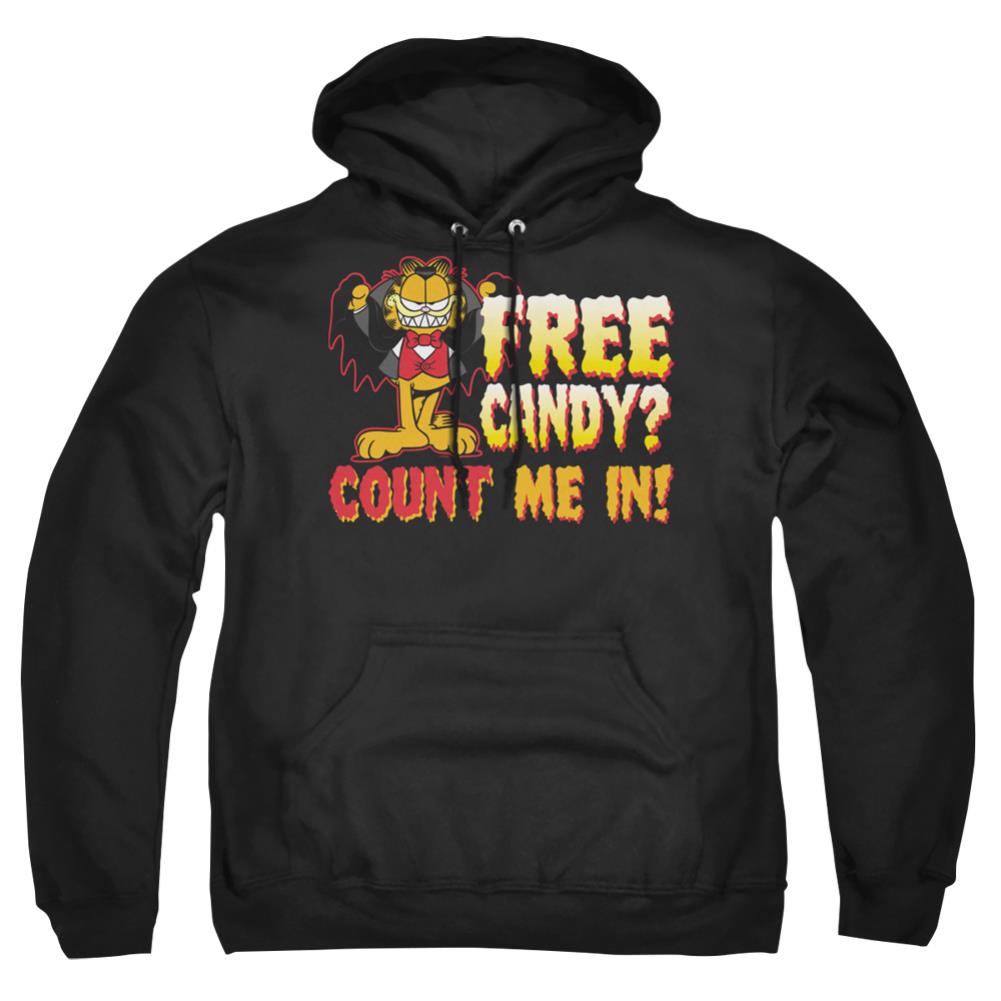 Garfield Count Me In Men's Pull-Over 75 25 Poly Hoodie