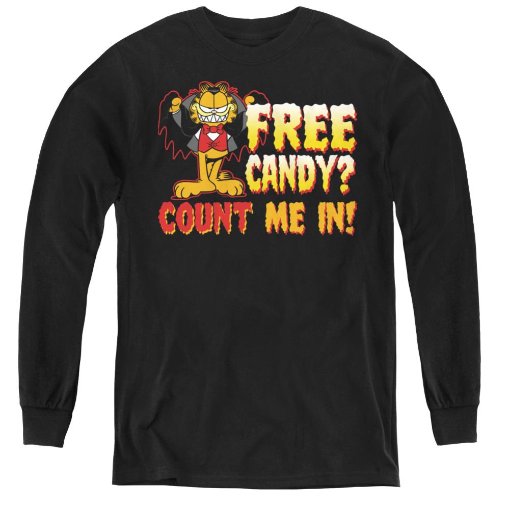 Garfield Count Me In Youth Long-Sleeve T-Shirt