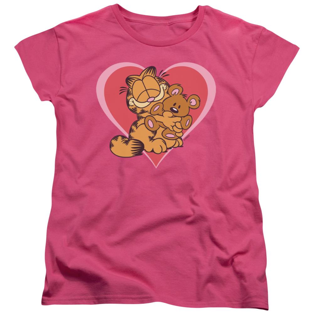Garfield Cute Ncuddly Women's 18/1 Cotton Short-Sleeve T-Shirt