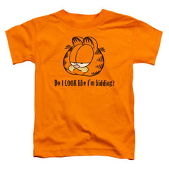 Garfield Do I Look Like Im Kidding Toddler 18/1 Cotton Short-Sleeve T-Shirt