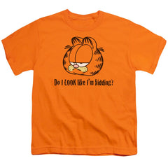 Garfield Do I Look Like Im Kidding Youth 18/1 100% Cotton Short-Sleeve T-Shirt