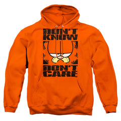 Garfield Dont Know Dont Care Men's Pull-Over 75 25 Poly Hoodie