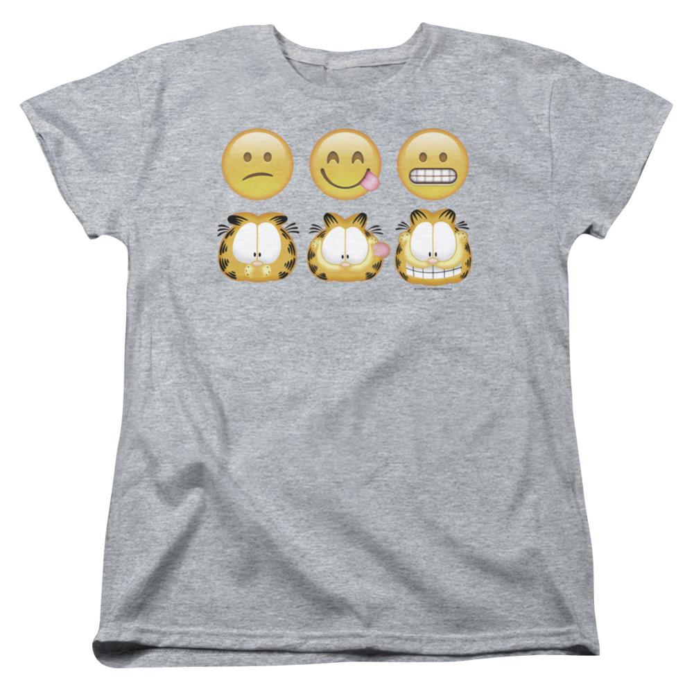 Garfield Emojis Women's 18/1 Cotton Short-Sleeve T-Shirt