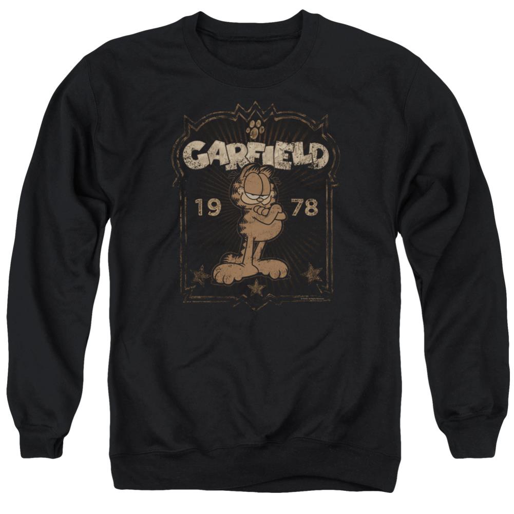 Garfield Est 1978 Men's Crewneck 50 50 Poly Long-Sleeve T-Shirt