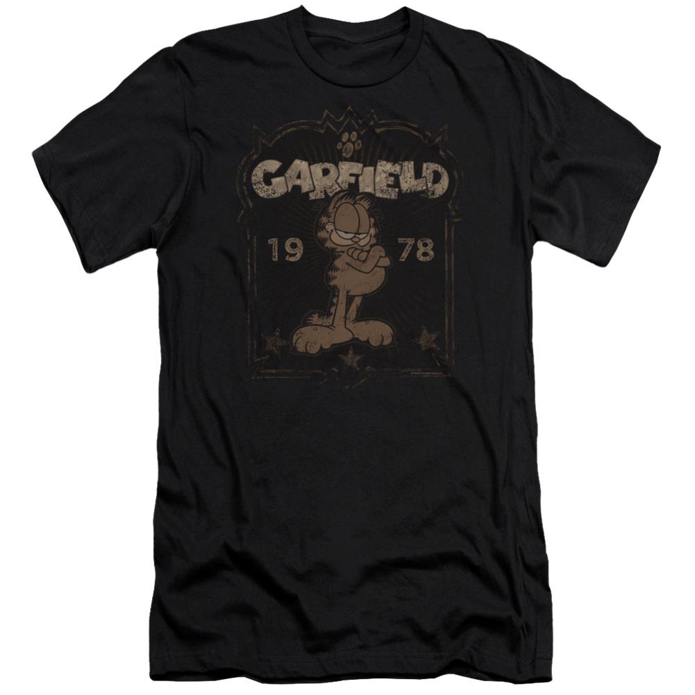 Garfield Est 1978 Men's Ultra-Soft 30/1 Cotton Slim Short-Sleeve T-Shirt