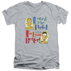 Garfield Even Better Men's 30/1 Cotton Slim V-Neck T-Shirt