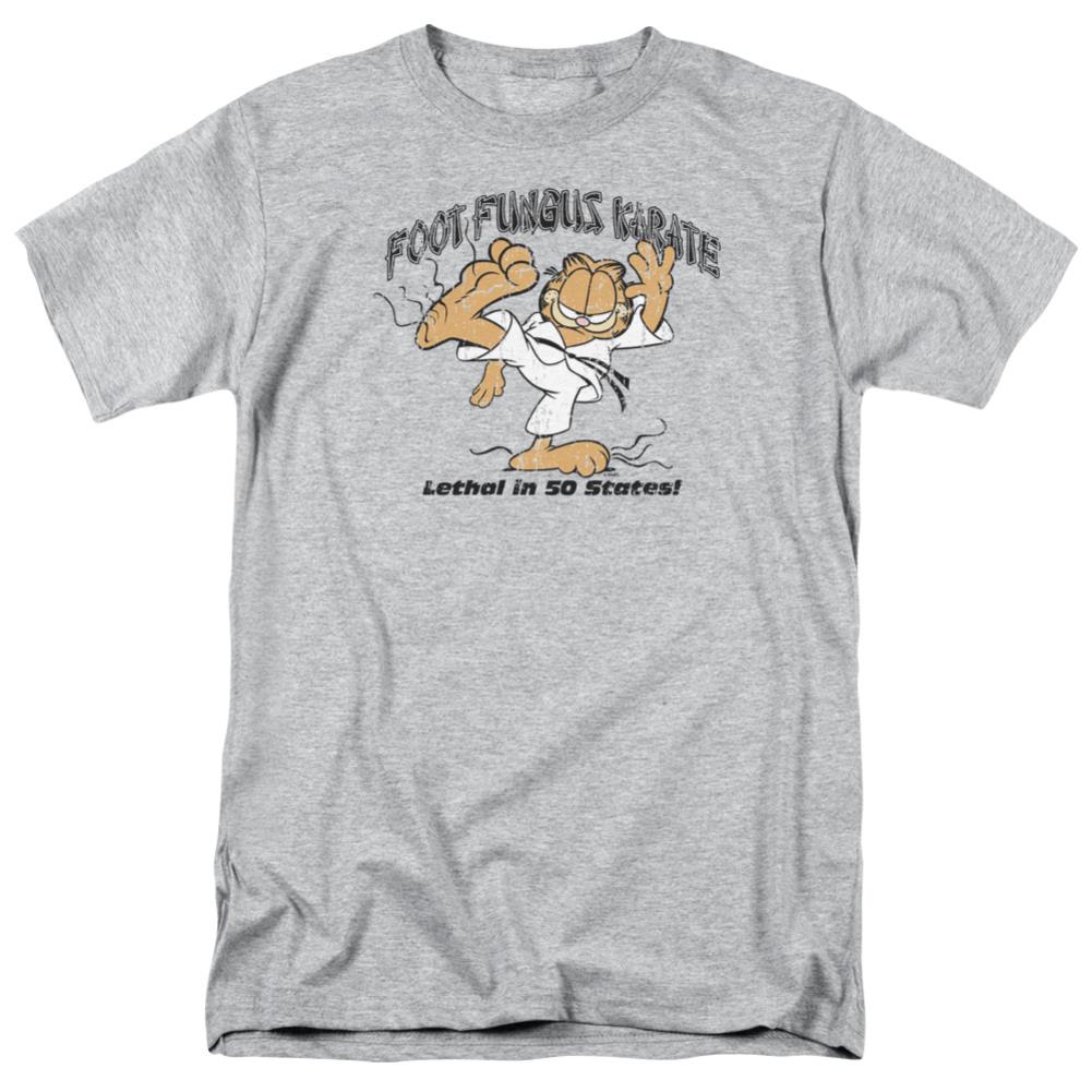 Garfield Foot Fungus Karate Men's 18/1 Cotton Short-Sleeve T-Shirt