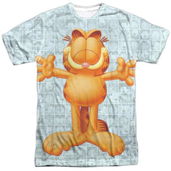Garfield Free Hugs Men's Regular Fit Polyester Short-Sleeve T-Shirt