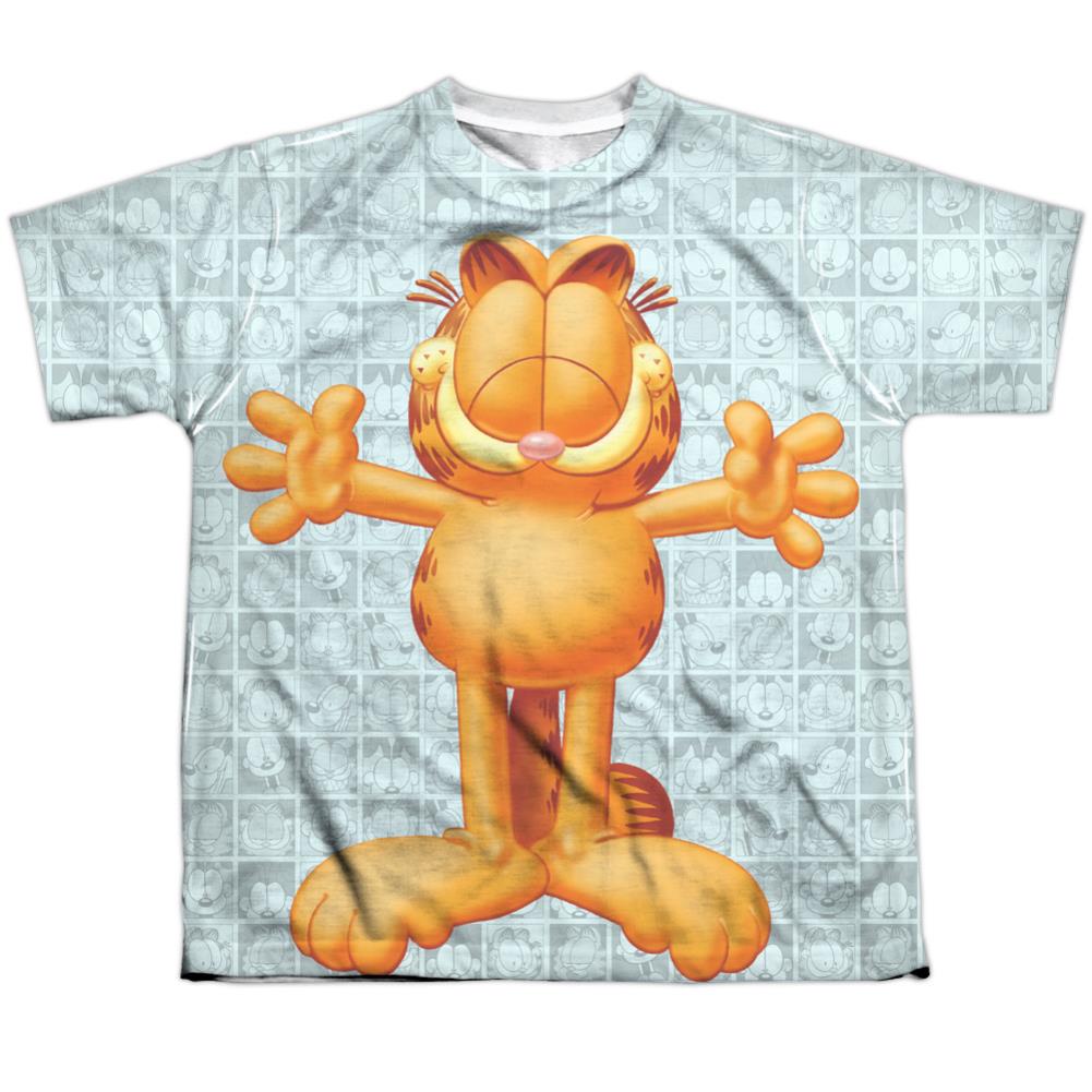 Garfield Free Hugs Youth Regular Fit Poly Short-Sleeve T-Shirt