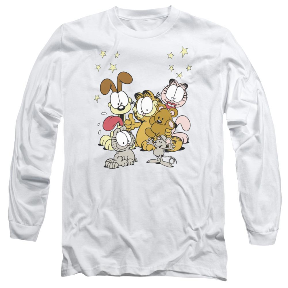 Garfield Friends Are Best Men's 18/1 Cotton Long-Sleeve T-Shirt