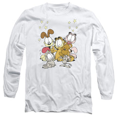 Garfield Friends Are Best Men's 18/1 Cotton Long-Sleeve T-Shirt
