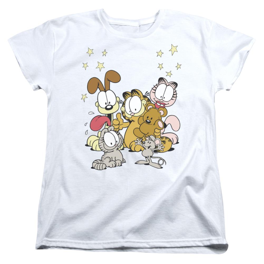 Garfield Friends Are Best Women's 18/1 Cotton Short-Sleeve T-Shirt