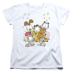Garfield Friends Are Best Women's 18/1 Cotton Short-Sleeve T-Shirt