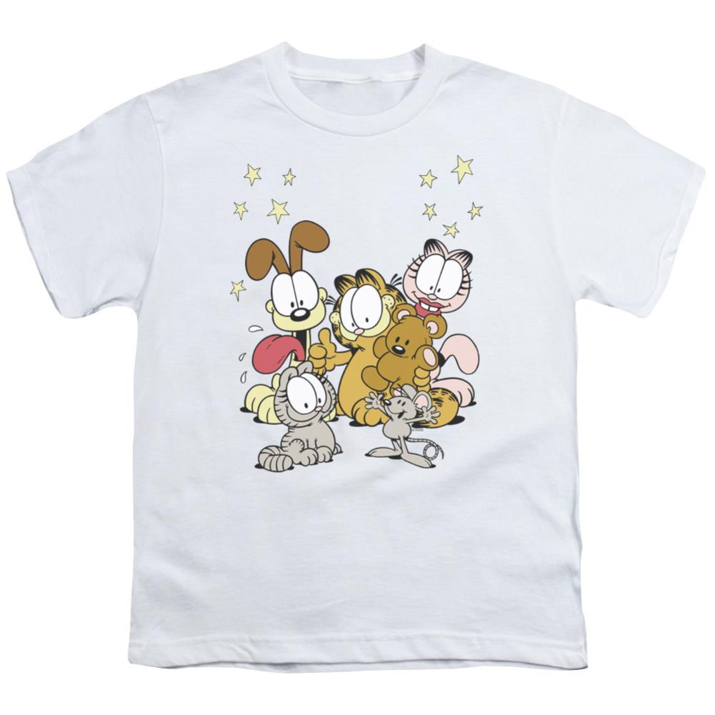 Garfield Friends Are Best Youth 18/1 100% Cotton Short-Sleeve T-Shirt