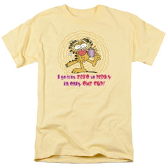 Garfield From Zero To Perky Men's 18/1 Cotton Short-Sleeve T-Shirt