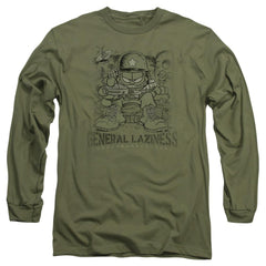 Garfield General Laziness Men's 18/1 Cotton Long-Sleeve T-Shirt