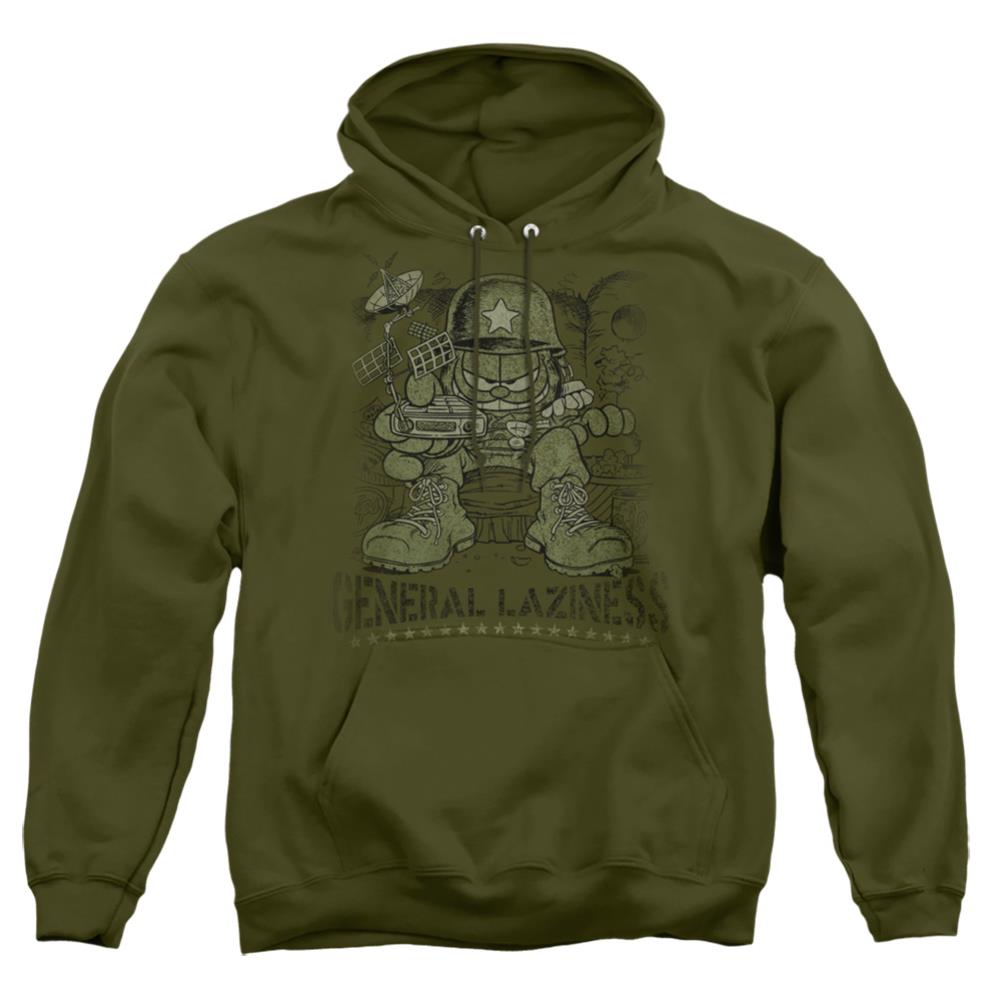Garfield General Laziness Men's Pull-Over 75 25 Poly Hoodie