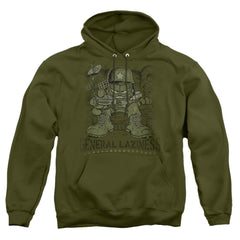 Garfield General Laziness Men's Pull-Over 75 25 Poly Hoodie