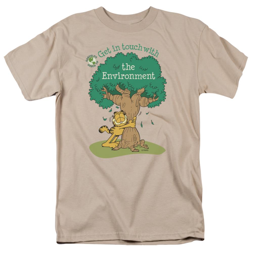 Garfield Get In Touch Men's 18/1 Cotton Short-Sleeve T-Shirt