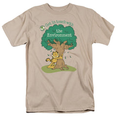 Garfield Get In Touch Men's 18/1 Cotton Short-Sleeve T-Shirt
