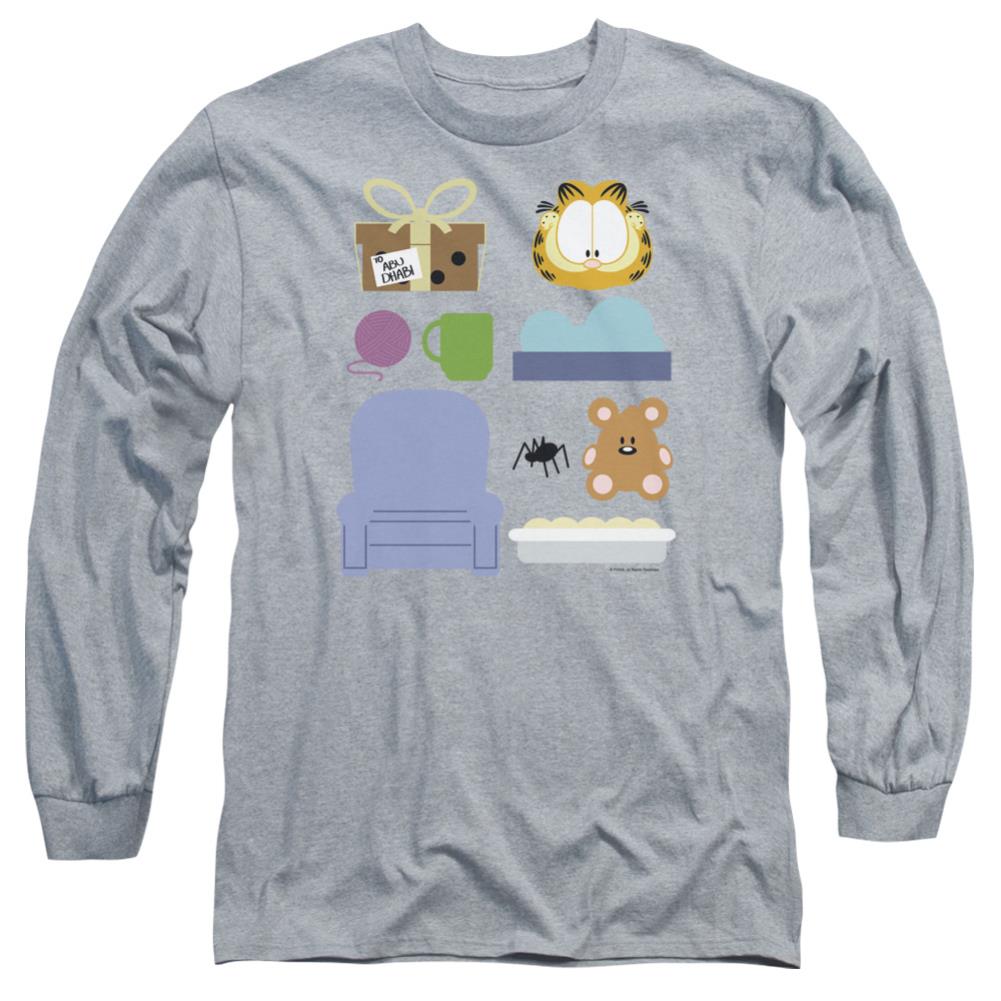 Garfield Gift Set Men's 18/1 Cotton Long-Sleeve T-Shirt