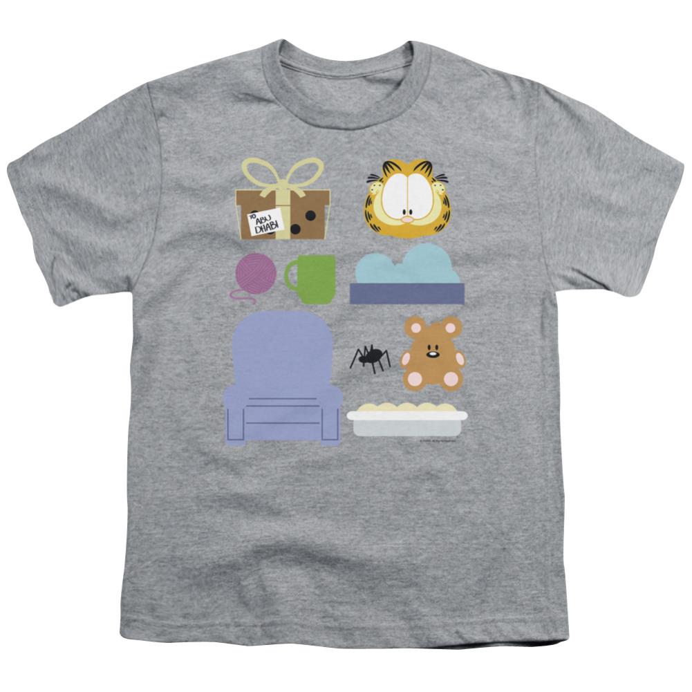 Garfield Gift Set Youth 18/1 100% Cotton Short-Sleeve T-Shirt