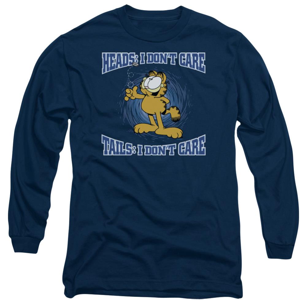 Garfield Heads Or Tails Men's 18/1 Cotton Long-Sleeve T-Shirt