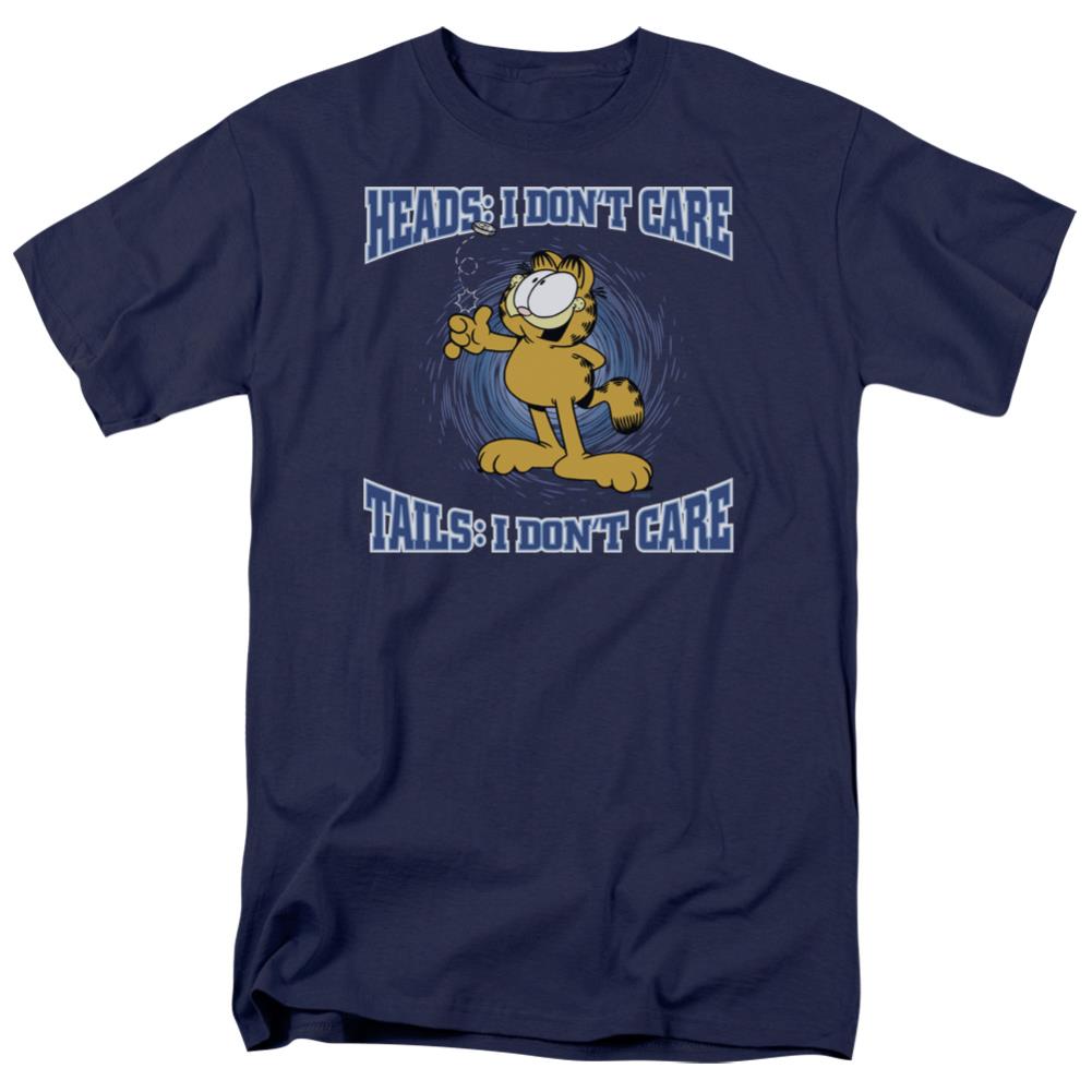 Garfield Heads Or Tails Men's 18/1 Cotton Short-Sleeve T-Shirt