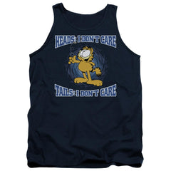 Garfield Heads Or Tails Men's 18/1 Cotton Tank Top