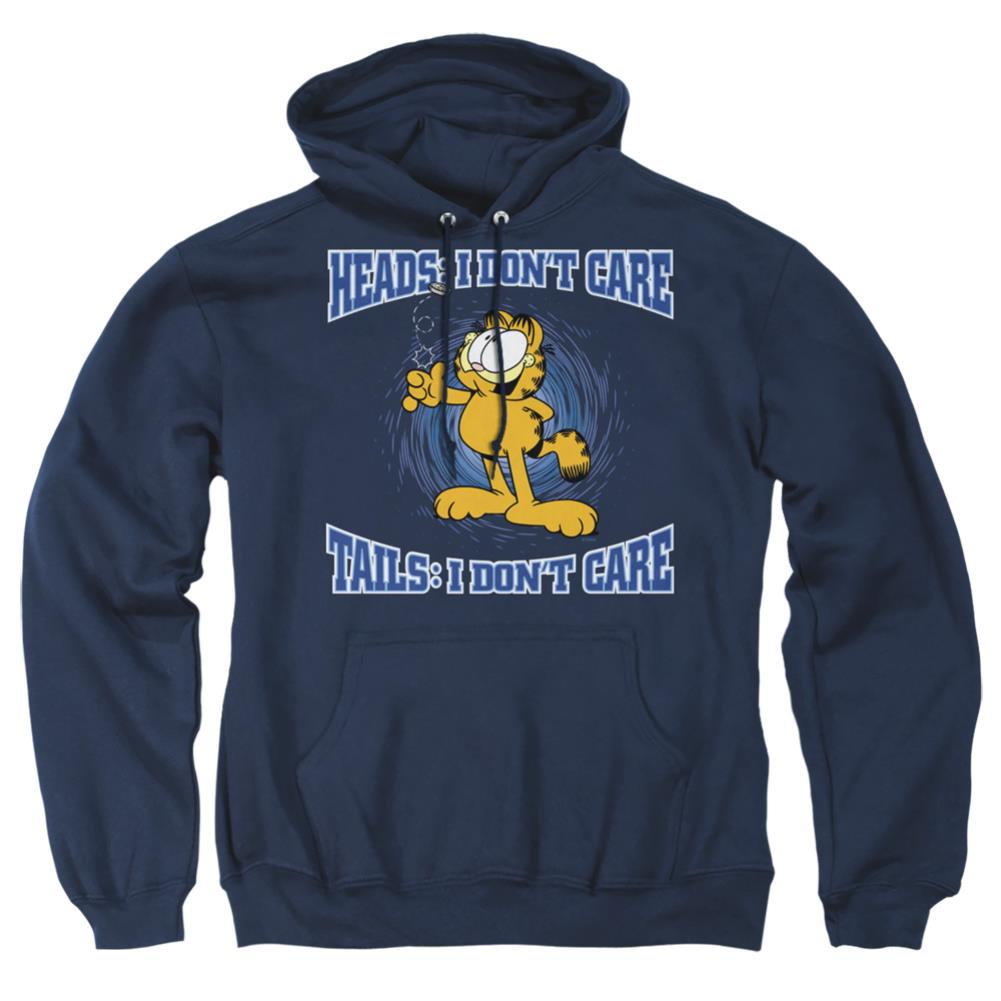 Garfield Heads Or Tails Men's Pull-Over 75 25 Poly Hoodie
