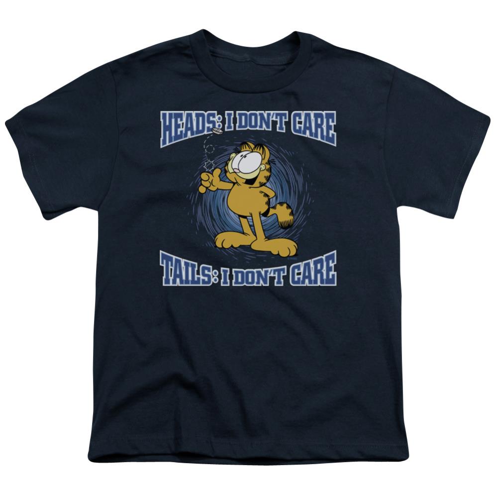 Garfield Heads Or Tails Youth 18/1 100% Cotton Short-Sleeve T-Shirt