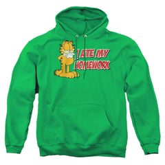 Garfield I Ate My Homework Men's Pull-Over 75 25 Poly Hoodie