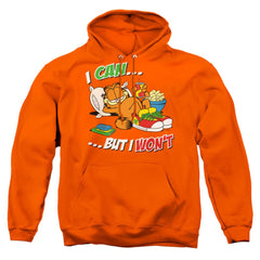 Garfield I Can... Men's Pull-Over 75 25 Poly Hoodie