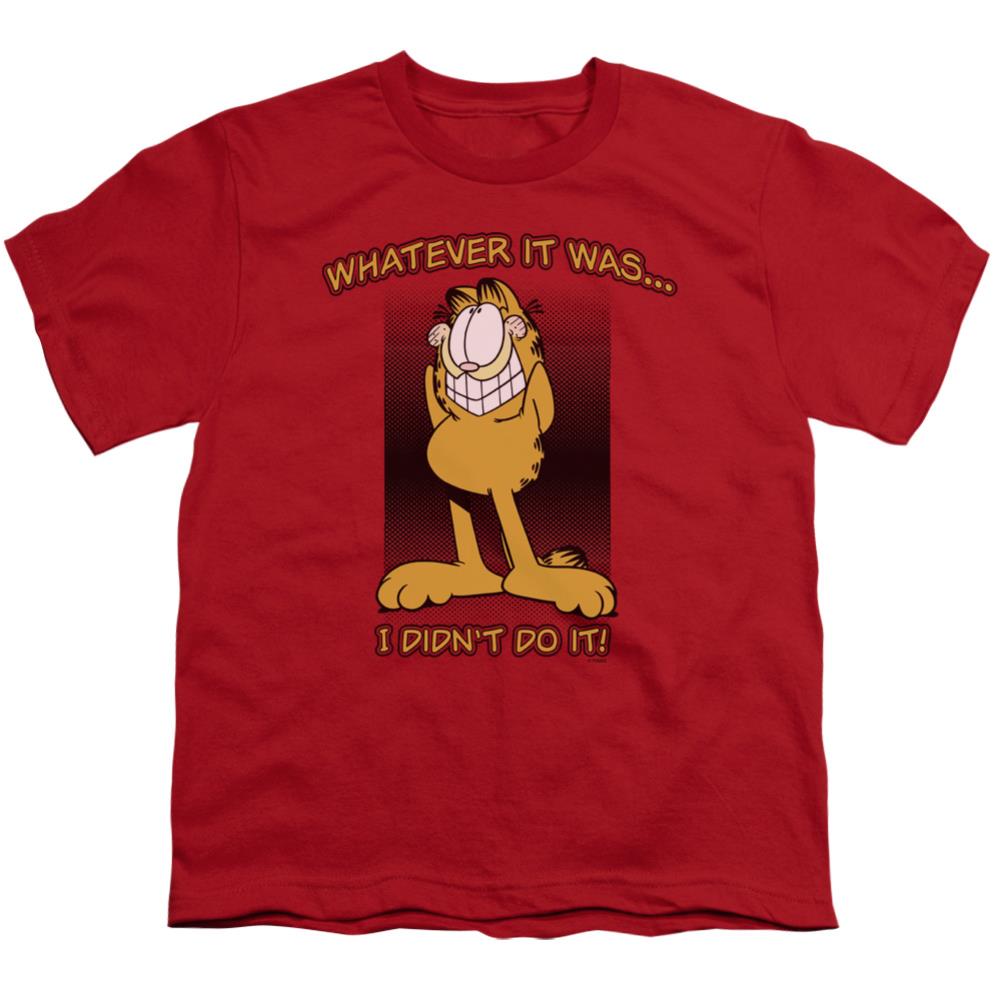 Garfield I Didnt Do It Youth 18/1 100% Cotton Short-Sleeve T-Shirt