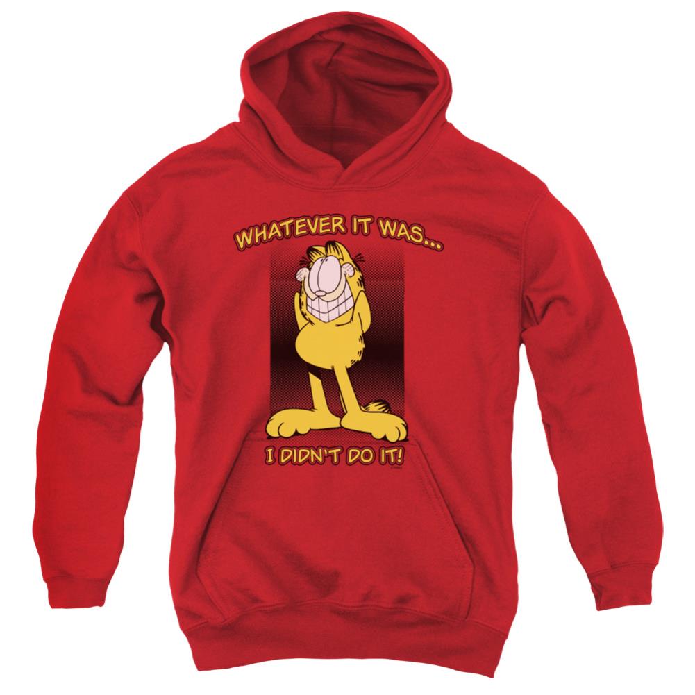 Garfield I Didnt Do It Youth Cotton Poly Pull-Over Hoodie