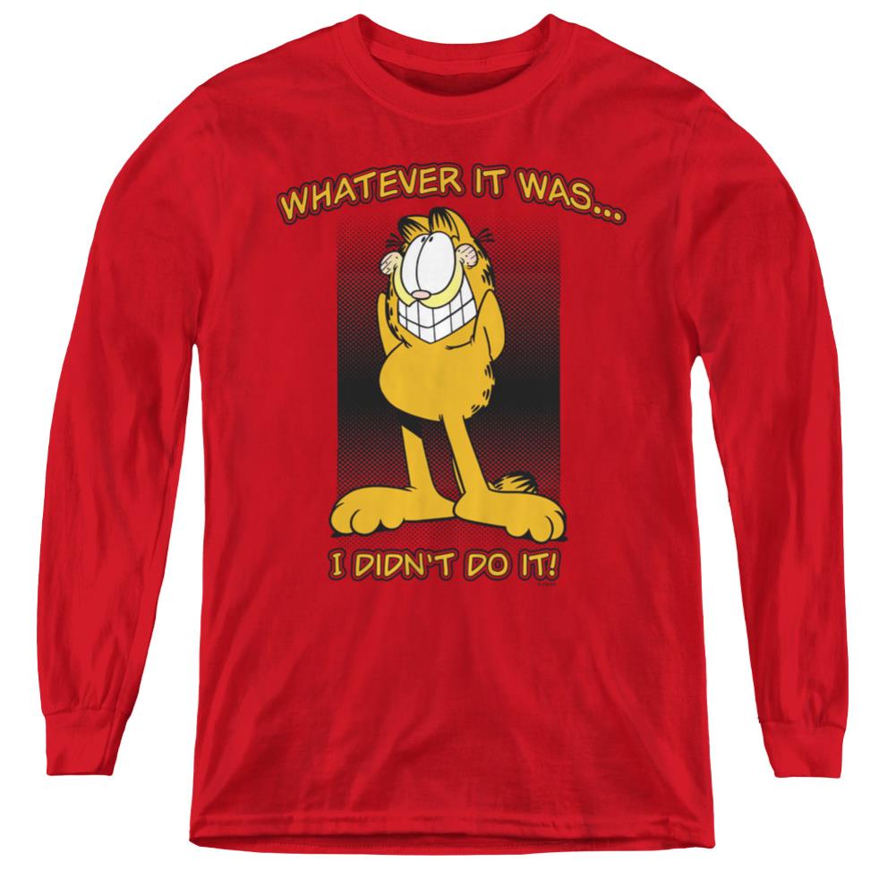 Garfield I Didnt Do It Youth Long-Sleeve T-Shirt