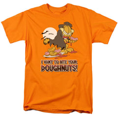 Garfield I Vant Doughnuts Men's 18/1 Cotton Short-Sleeve T-Shirt