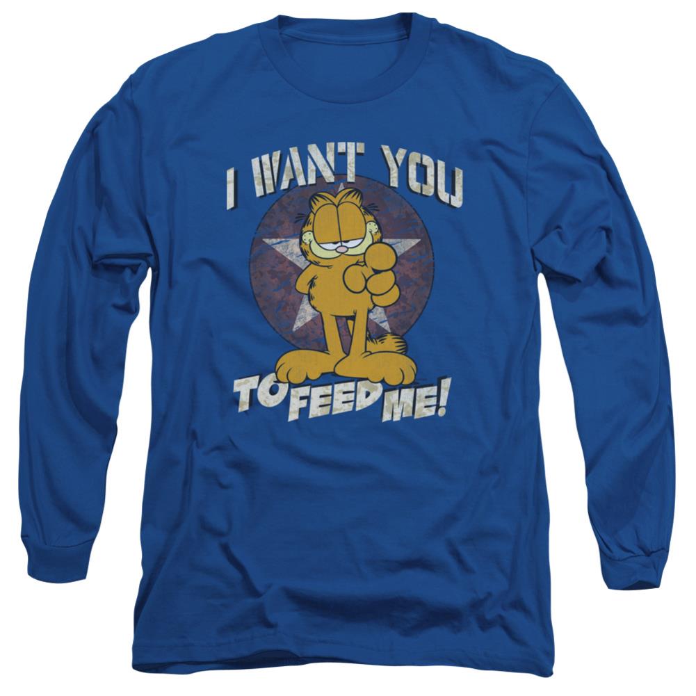 Garfield I Want You Men's 18/1 Cotton Long-Sleeve T-Shirt