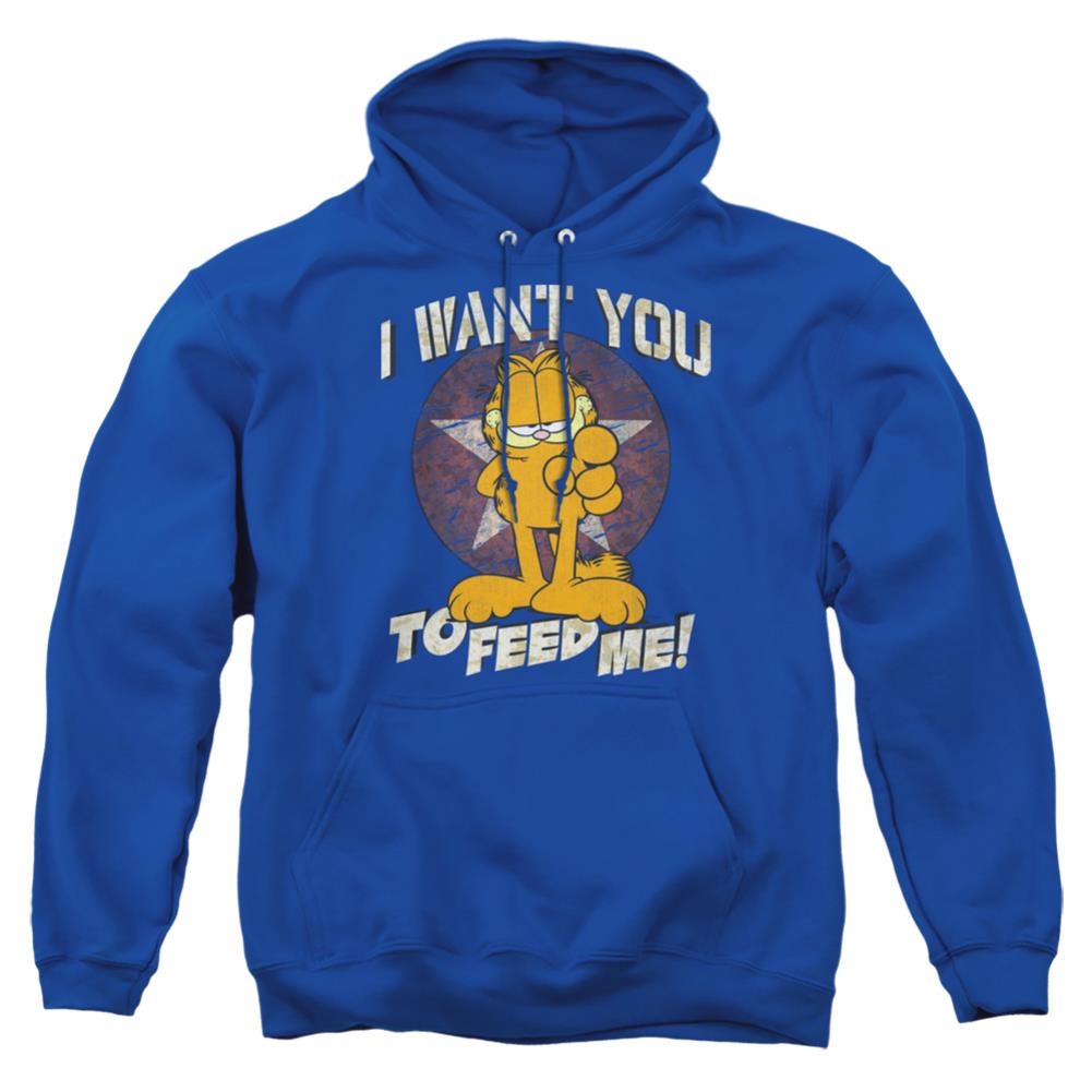 Garfield I Want You Men's Pull-Over 75 25 Poly Hoodie