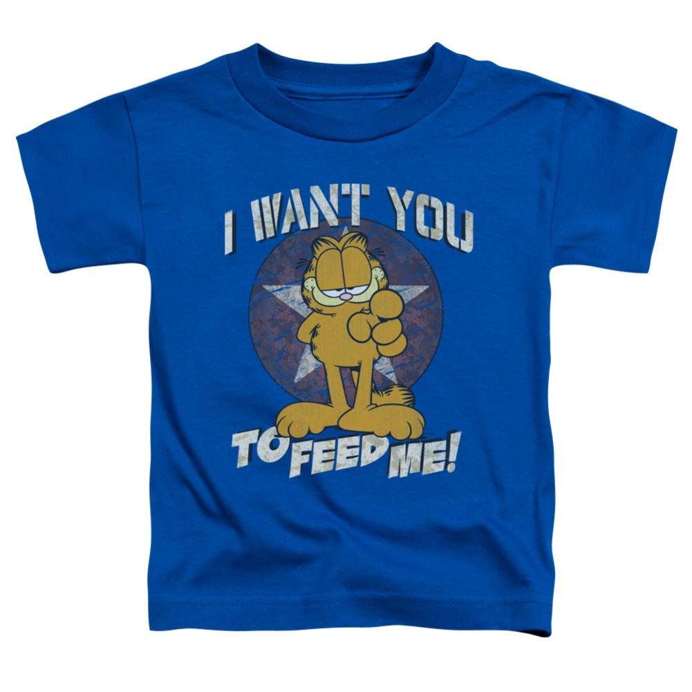 Garfield I Want You Toddler 18/1 Cotton Short-Sleeve T-Shirt