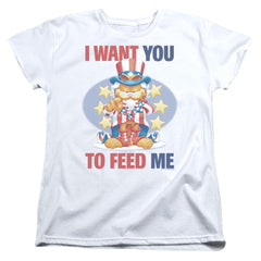 Garfield I Want You Women's 18/1 Cotton Short-Sleeve T-Shirt