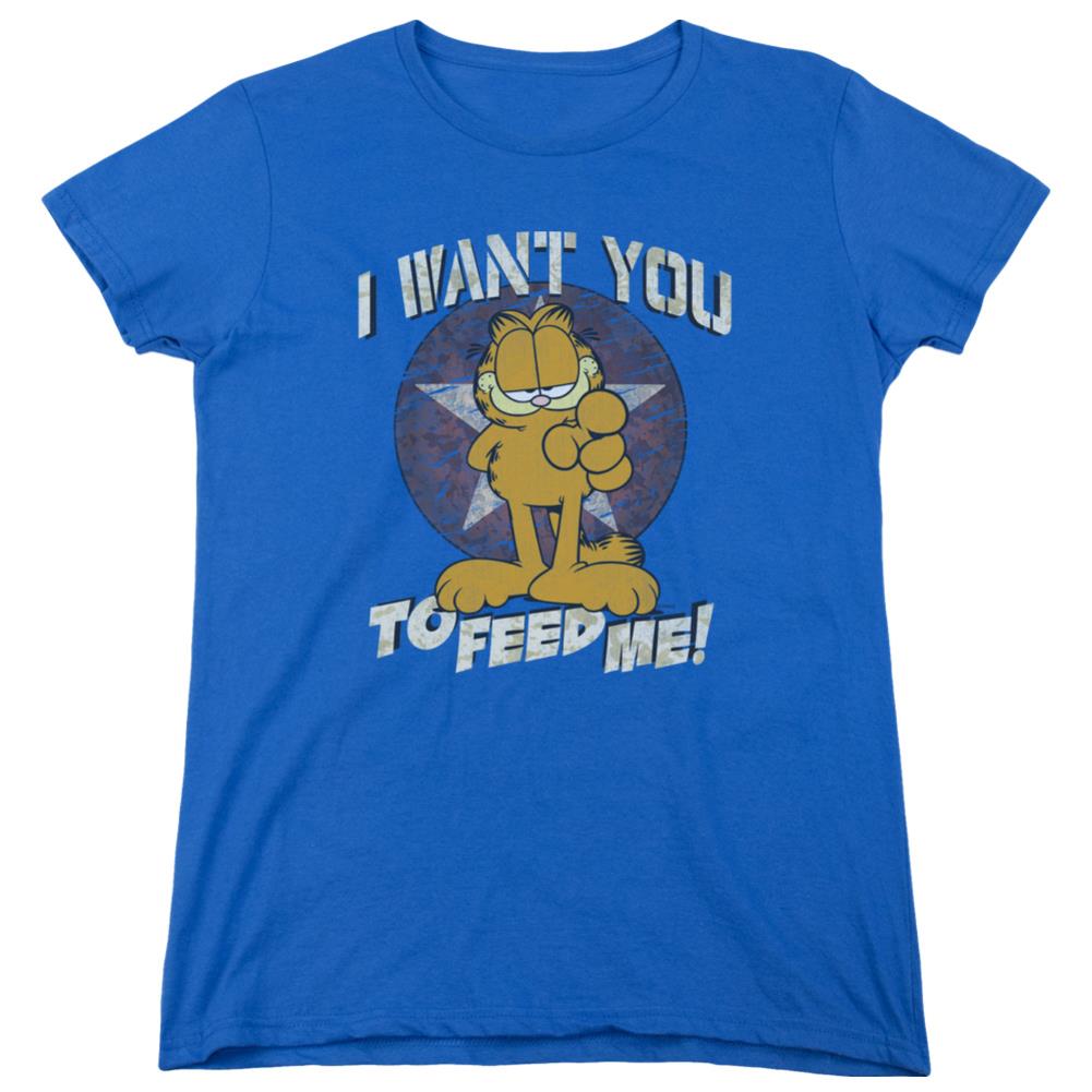 Garfield I Want You Women's 18/1 Cotton Short-Sleeve T-Shirt