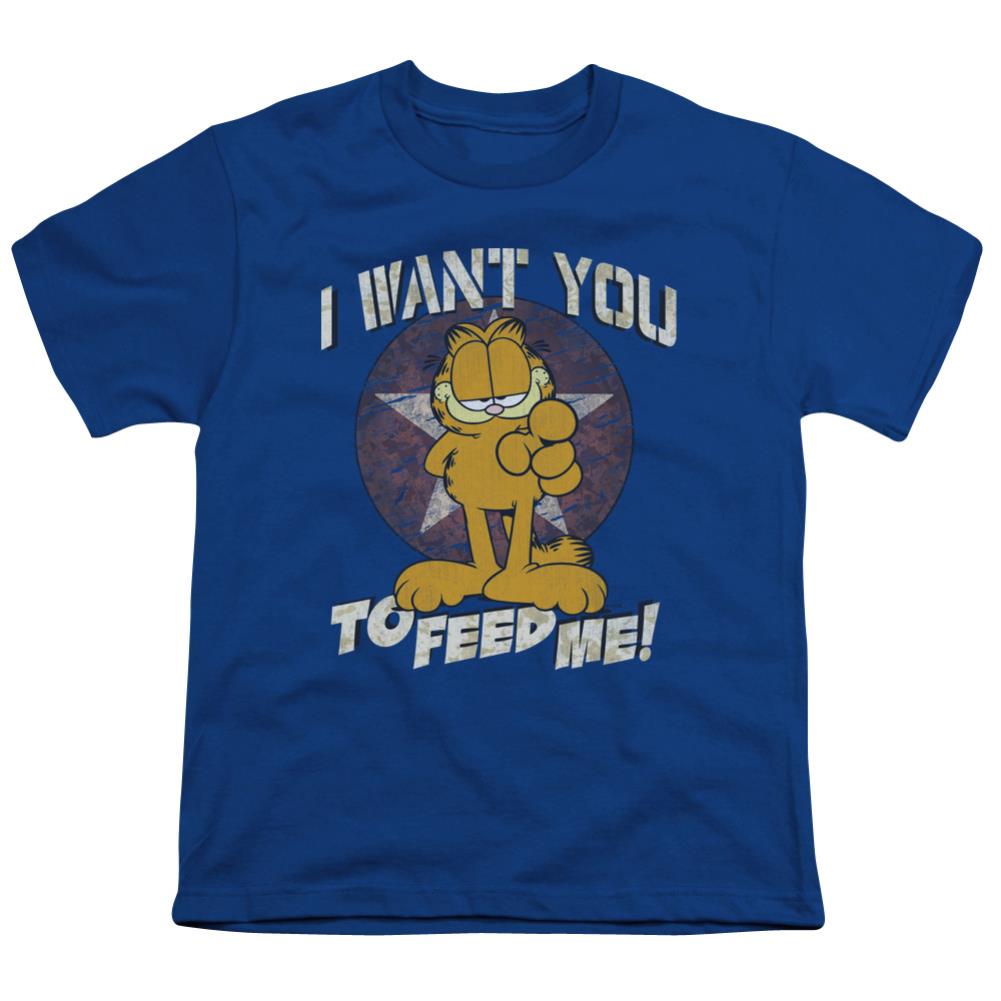 Garfield I Want You Youth 18/1 100% Cotton Short-Sleeve T-Shirt