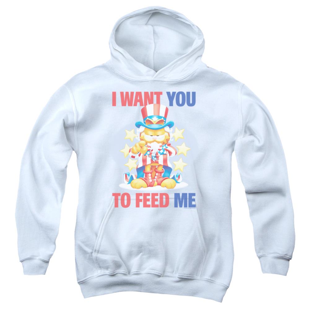 Garfield I Want You Youth Cotton Poly Pull-Over Hoodie