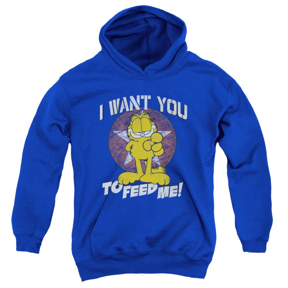 Garfield I Want You Youth Cotton Poly Pull-Over Hoodie