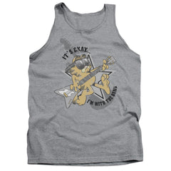 Garfield Im With The Band Men's 18/1 Cotton Tank Top